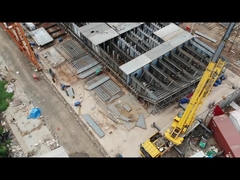 Construction de matériaux métalliques pour des bureaux à plusieurs étages